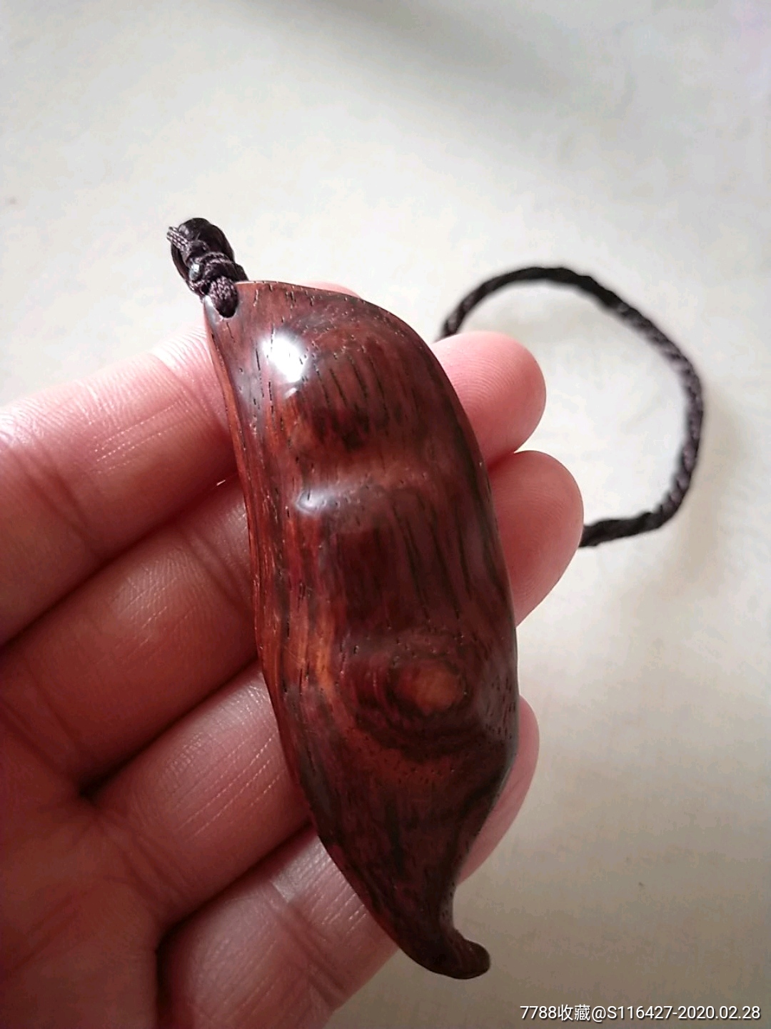 海南黄花梨手把件纯手工制作