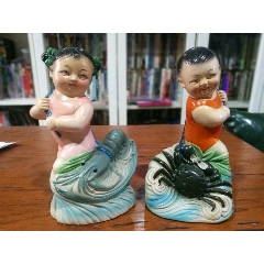 两个石膏摆件(se71340846)_7788收藏__收藏热线