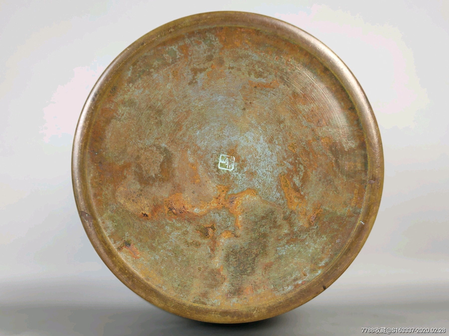 日本回流:斑铜花瓶!