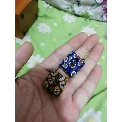 老琉璃桶珠，两对，一对60元，要哪个给我留言(se71345845)_7788收藏__收藏热线