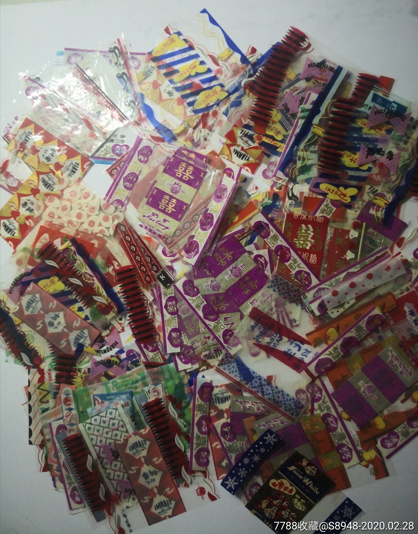各种塑料糖纸130多张