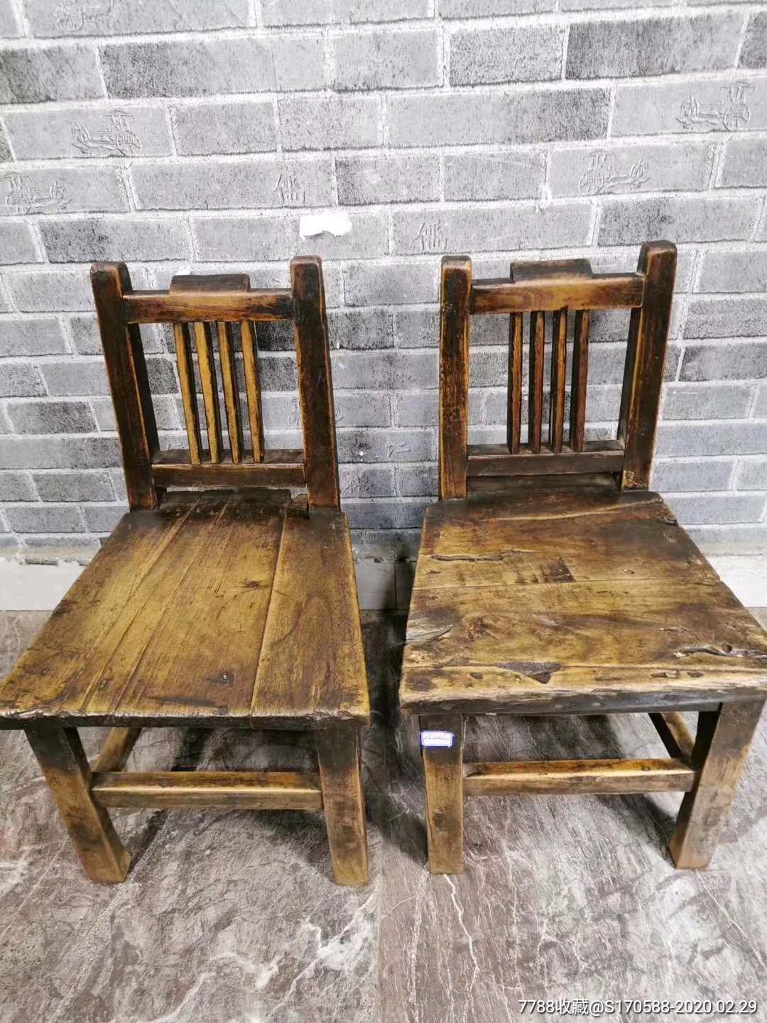 黑色老包浆浓厚,有很强的年代苍桑感_木椅/凳_第2张_7788旧家具收藏