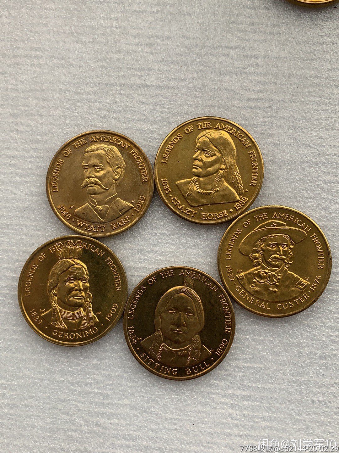 美国西部题材纪念币章组
