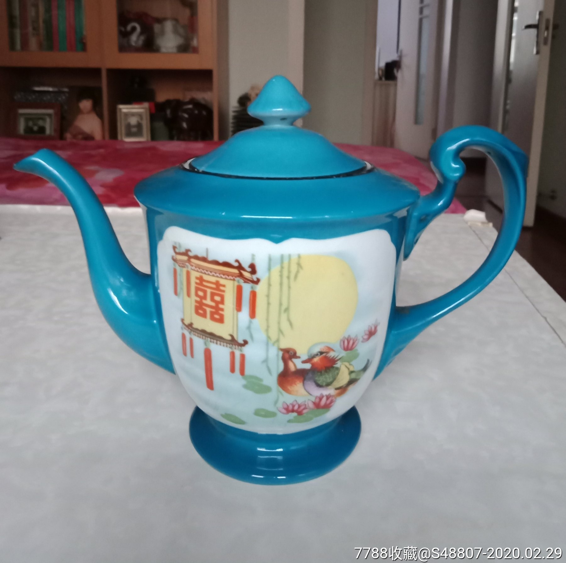 老茶壶,唐山款-价格:58元-se71360108-彩绘瓷/彩瓷-零售-7788收藏