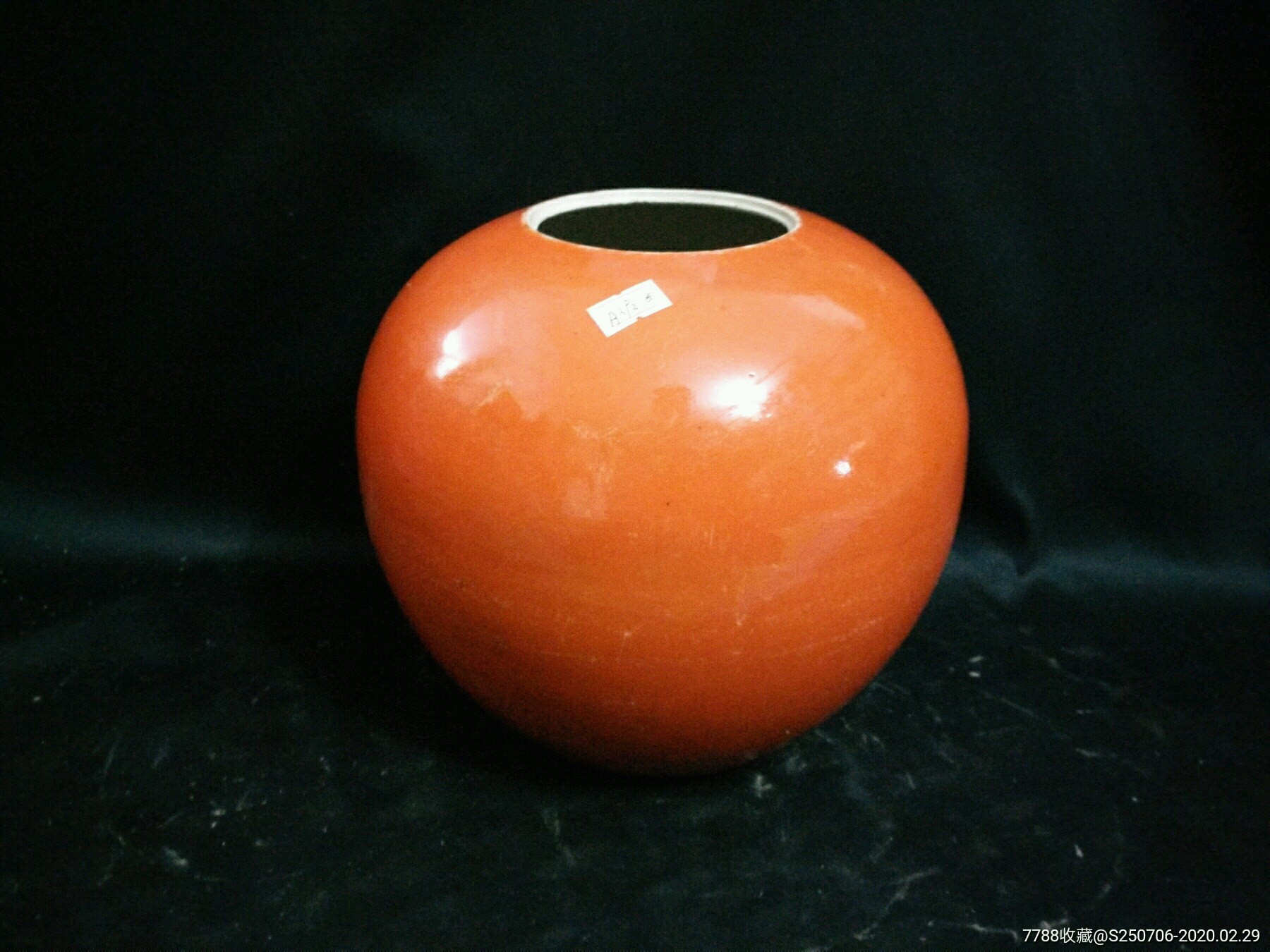 民国珊瑚红罐子-红釉瓷-7788商城__七七八八商品交易平台(7788.com)