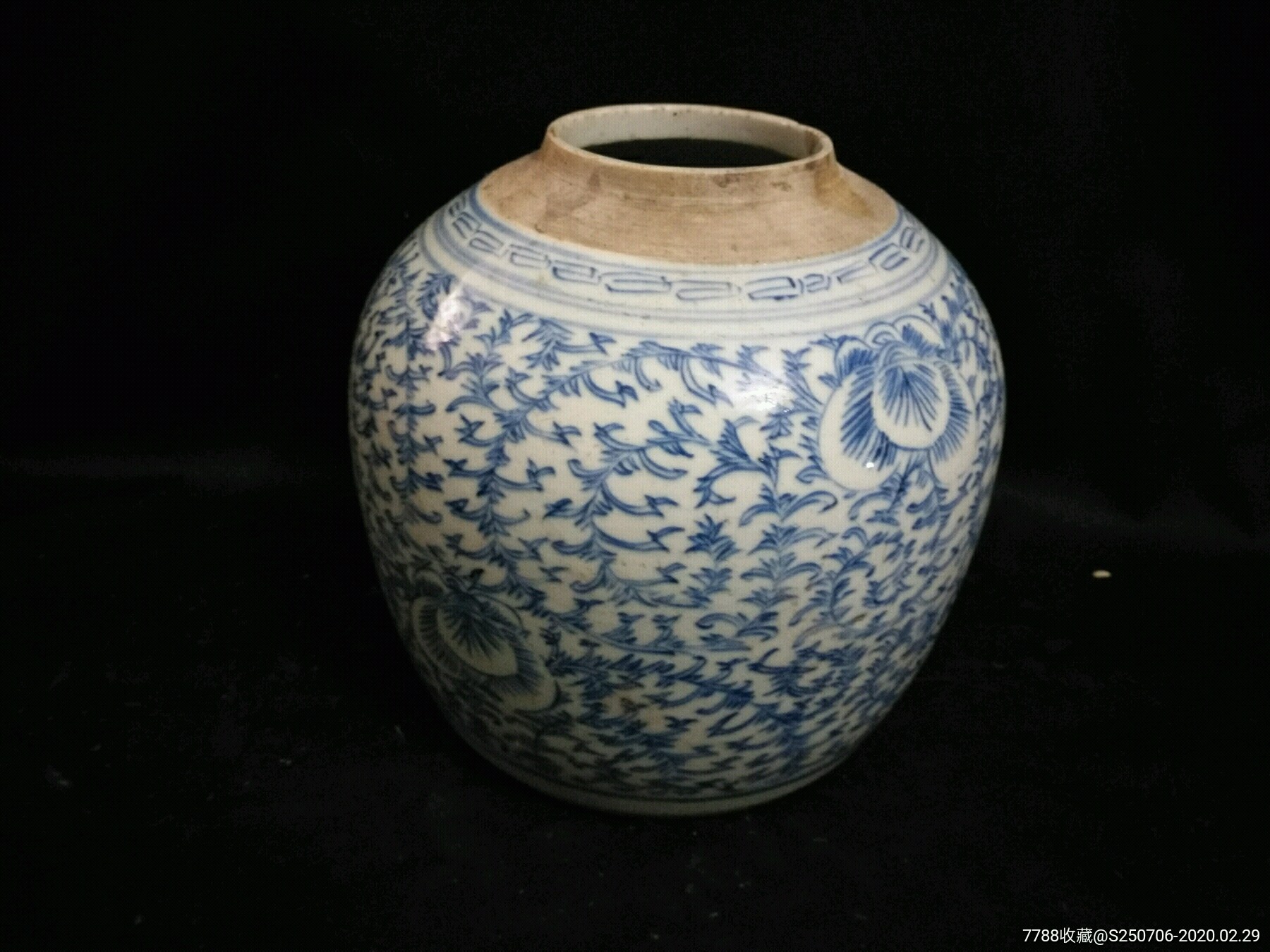 青花罐子_青花瓷_收藏价格_鉴定交易_7788瓷器网