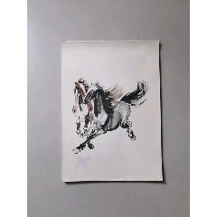 绝对稀少徐悲鸿奔马图案信笺一册30页全(诚信经营欢迎进店参观)(se71404360)_7788收藏__收藏热线