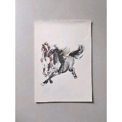 绝对稀少徐悲鸿奔马图案信笺一册30页全(诚信经营欢迎进店参观)(se71470079)_7788收藏__收藏热线