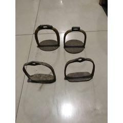 清代老马镫2对。铁制铠甲、勇士用品！(se71382248)_7788收藏__收藏热线
