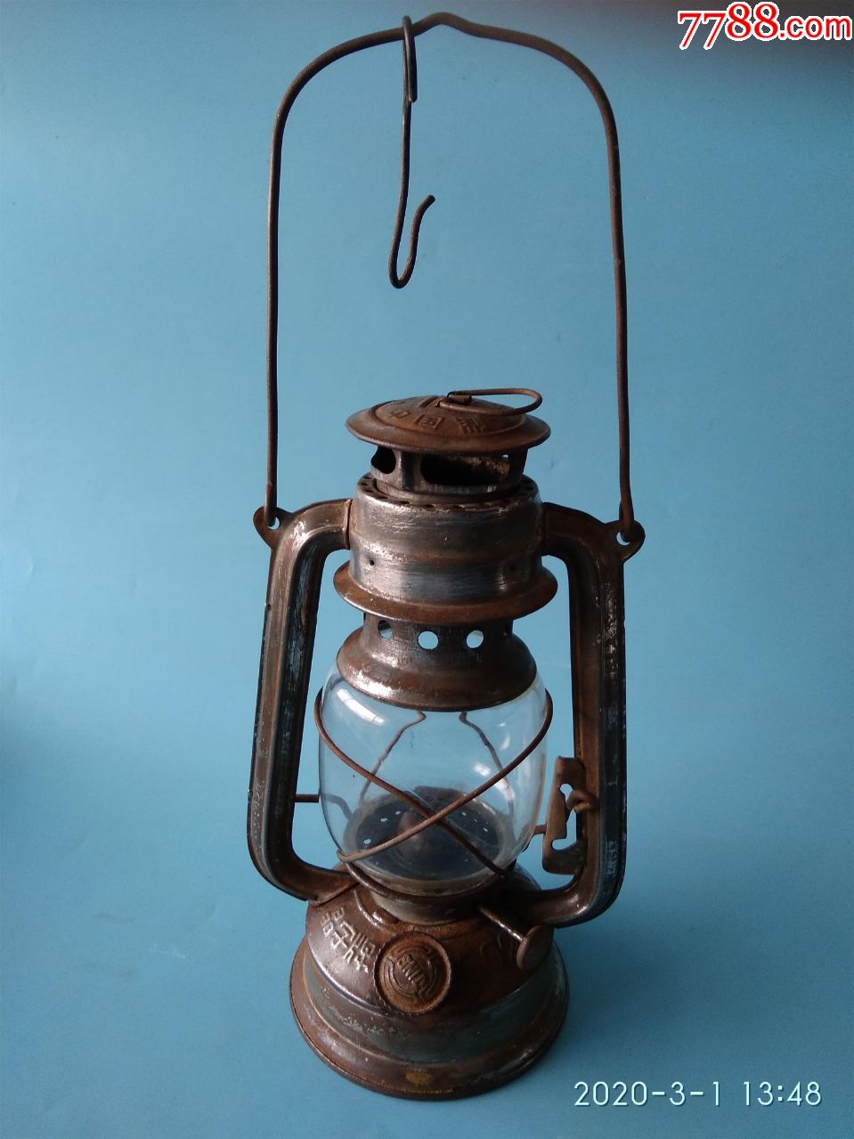 "晶"字牌老提灯中国制造,老物件收藏