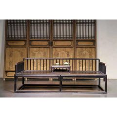 老榆木床榻。长200，宽90，总高78，坐高43，保存完整，做工精细，匠心之做。(se71399581)_7788收藏__收藏热线