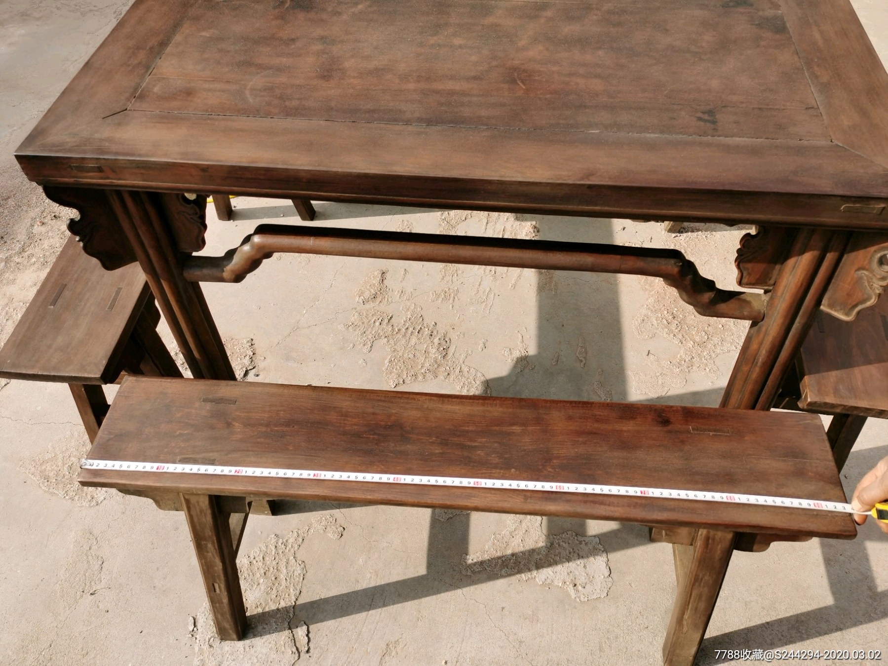 长四条凳方桌,八仙桌一套