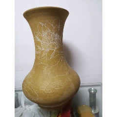 几十年的景德镇手刻花大瓶(se71401491)_7788收藏__收藏热线