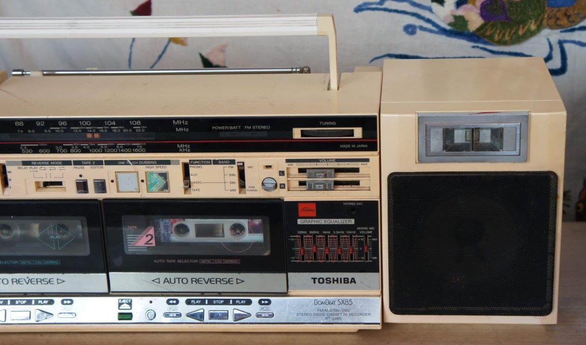 日本原装东芝sx85收录机