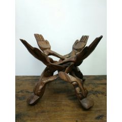 花梨佛手花架一个，保存完好品相如图(se71408999)_7788收藏__收藏热线