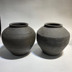  strong>古玩陶器古董高古陶瓷汉代灰陶罐 /strong>_灰陶