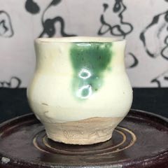 唐代曲河窑白釉挂绿彩水盂(se71414085)_7788收藏__收藏热线