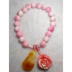 胭脂螺女王贝珠蜜蜡坠手串(se71418164)_7788收藏__收藏热线