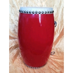 红漆粗腰筒形鼓(se71421498)_7788收藏__收藏热线