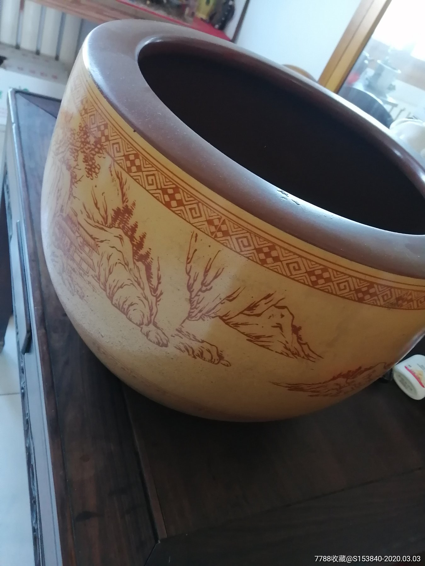 清代山水纹紫砂卷缸_价格3600.0000元_第7张_7788收藏__收藏热线