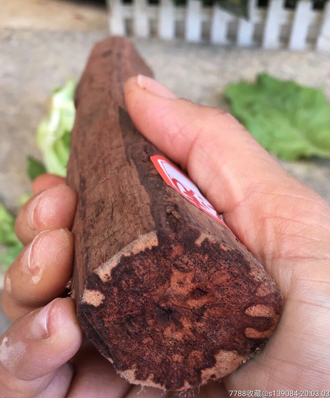 缅甸降真香木料,重342克,包真