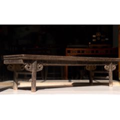 【云头踏】云卷云舒规整硬气清代榆木制：长185宽51高46cm(se71430162)_7788收藏__收藏热线