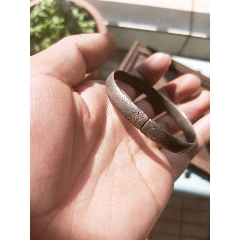 清代银手镯一只，如图包老保真(se71437946)_7788收藏__收藏热线