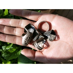 清代银戒指，如图包老保真(se71438264)_7788收藏__收藏热线