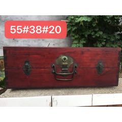 民国书箱，榆木，老铜件齐全。正常使用。580元不议价不包邮(se71438593)_7788收藏__收藏热线