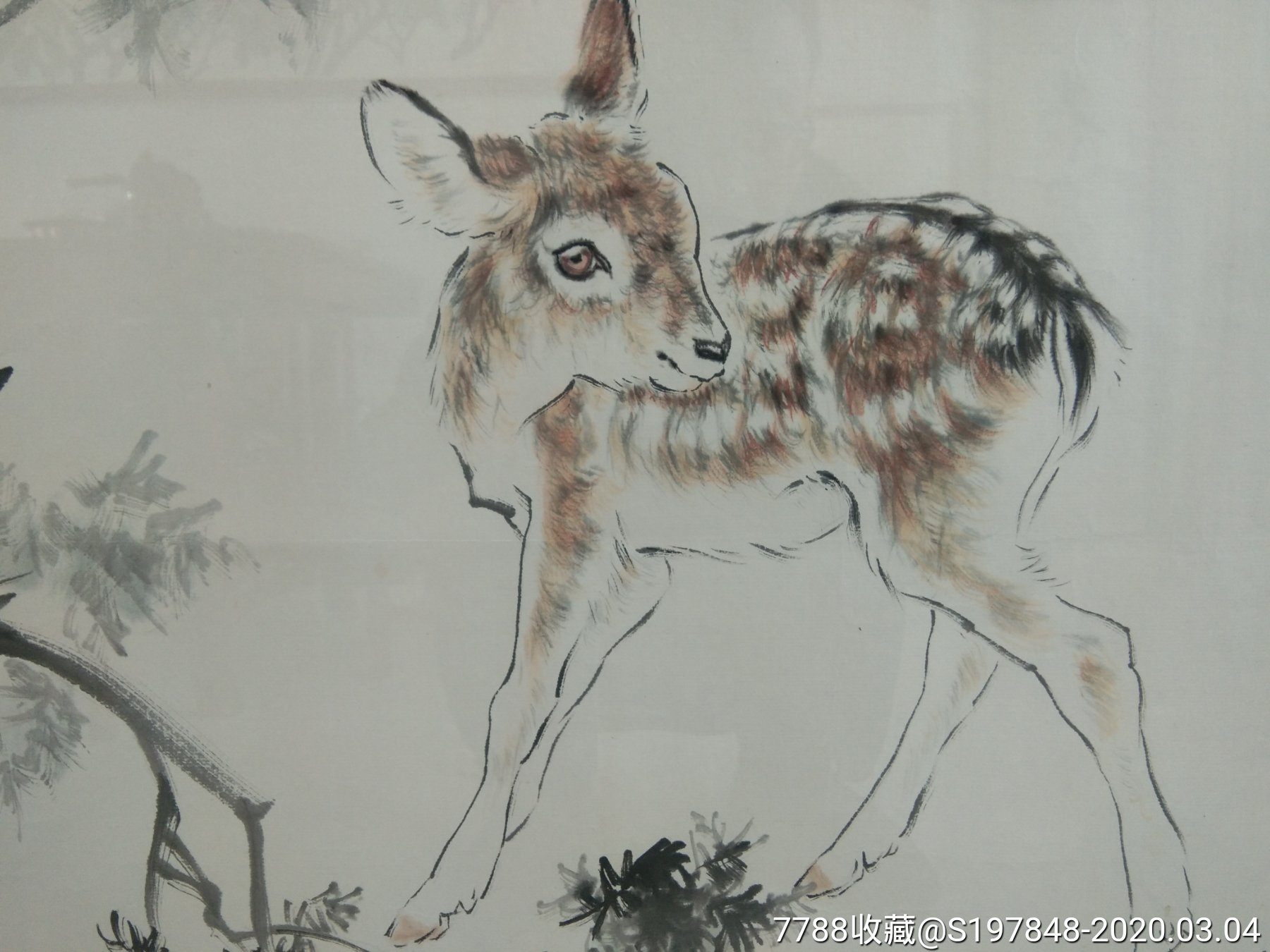 小花,中*美院教授杨国柱画.