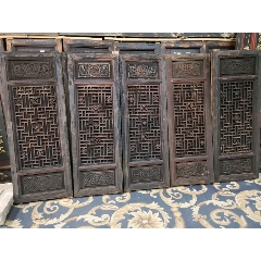 十片清代格子窗片(se71448975)_7788收藏__收藏热线