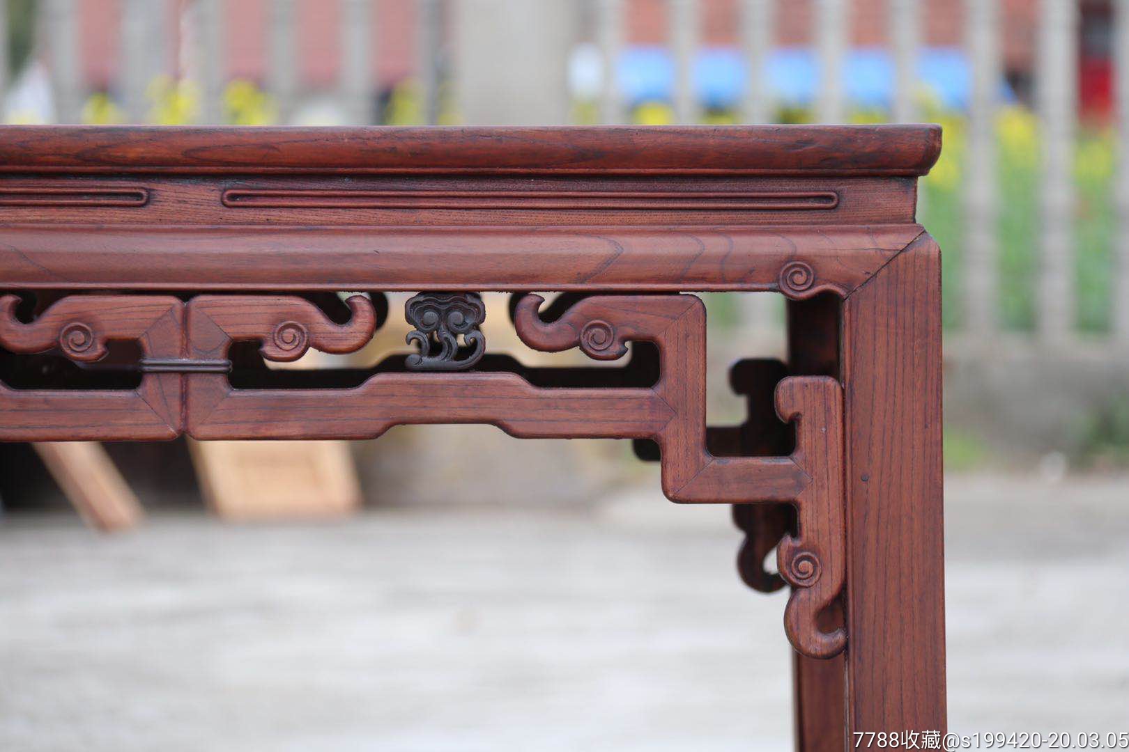 双拼面板,纹理清晰流畅双开窗四面拐子龙小拉钱独树一帜.