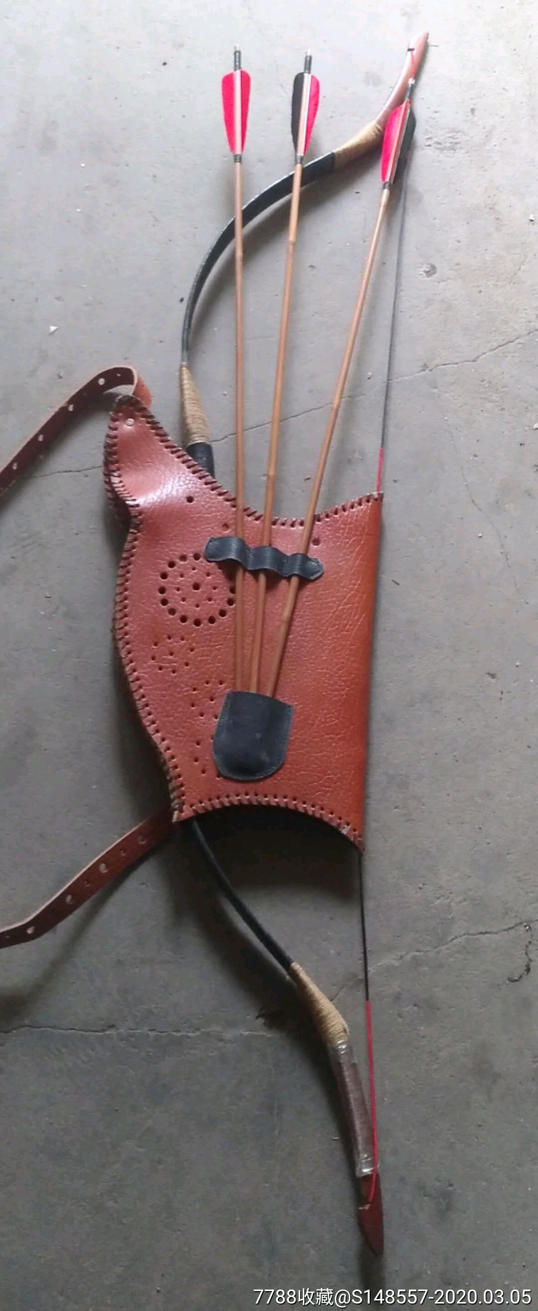 传统皮弓袋弓囊一个