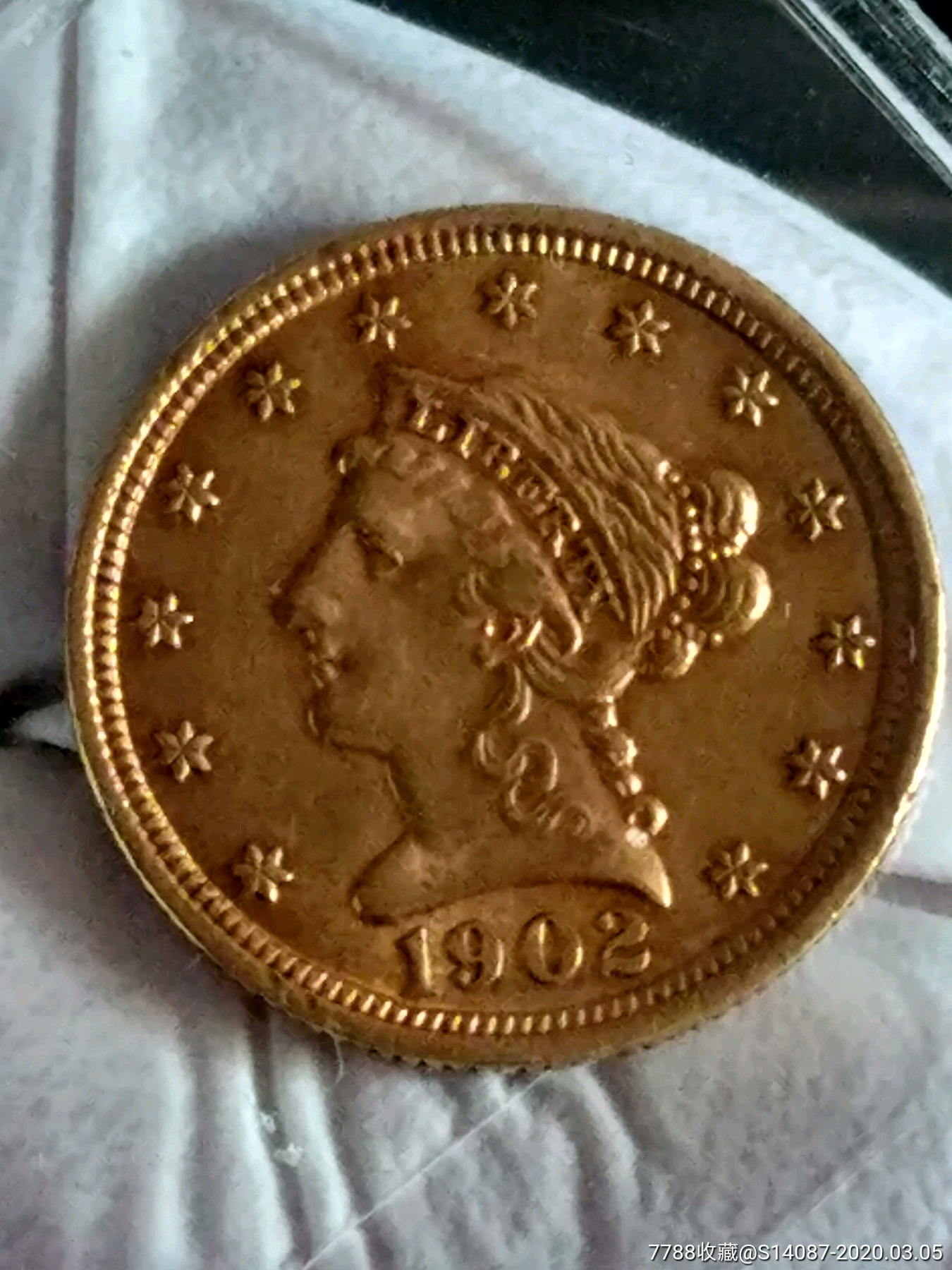 外币～1902年美国2.5元金币