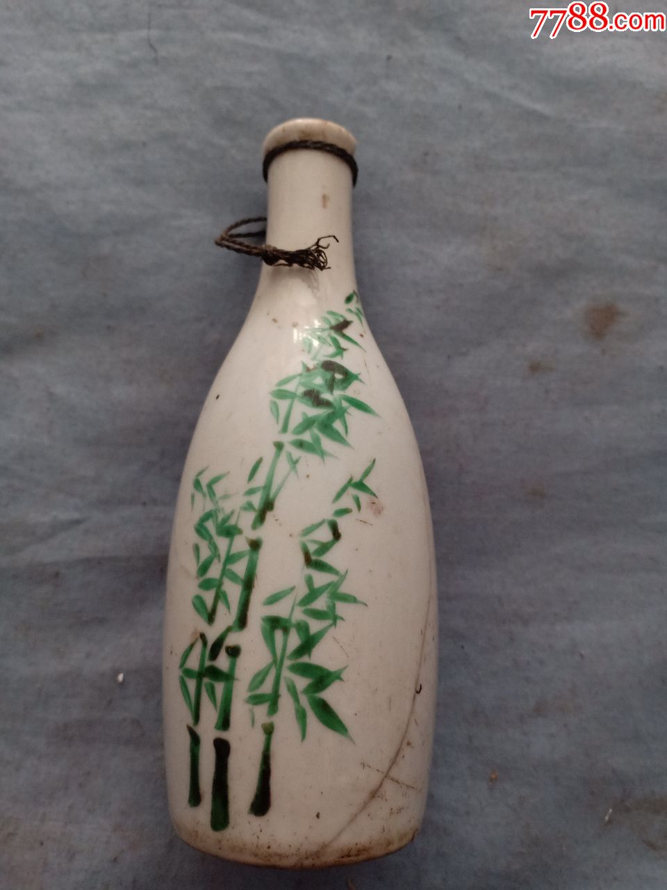 箱10民国文人竹子瓷酒瓶有冲线1445cm