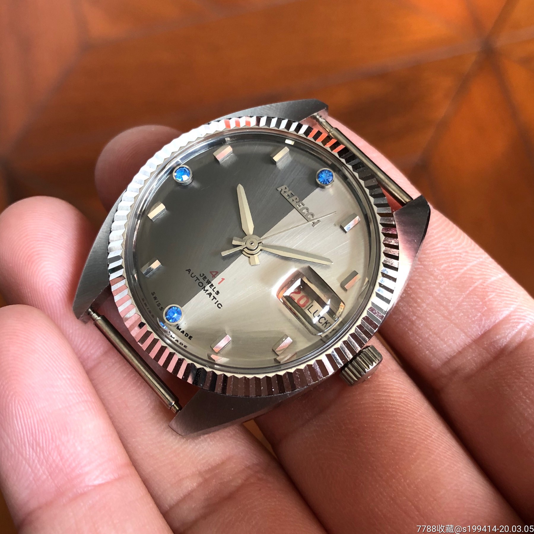 瑞士产瑞贝卡41钻自动机械表-手表/腕表-7788收藏__收藏热线