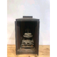 北魏时期，楠木佛龛，做工精致考究，雕刻精致，包浆自然厚重(se71472392)_7788收藏__收藏热线