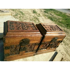 花梨木官箱一对(se71473857)_7788收藏__收藏热线