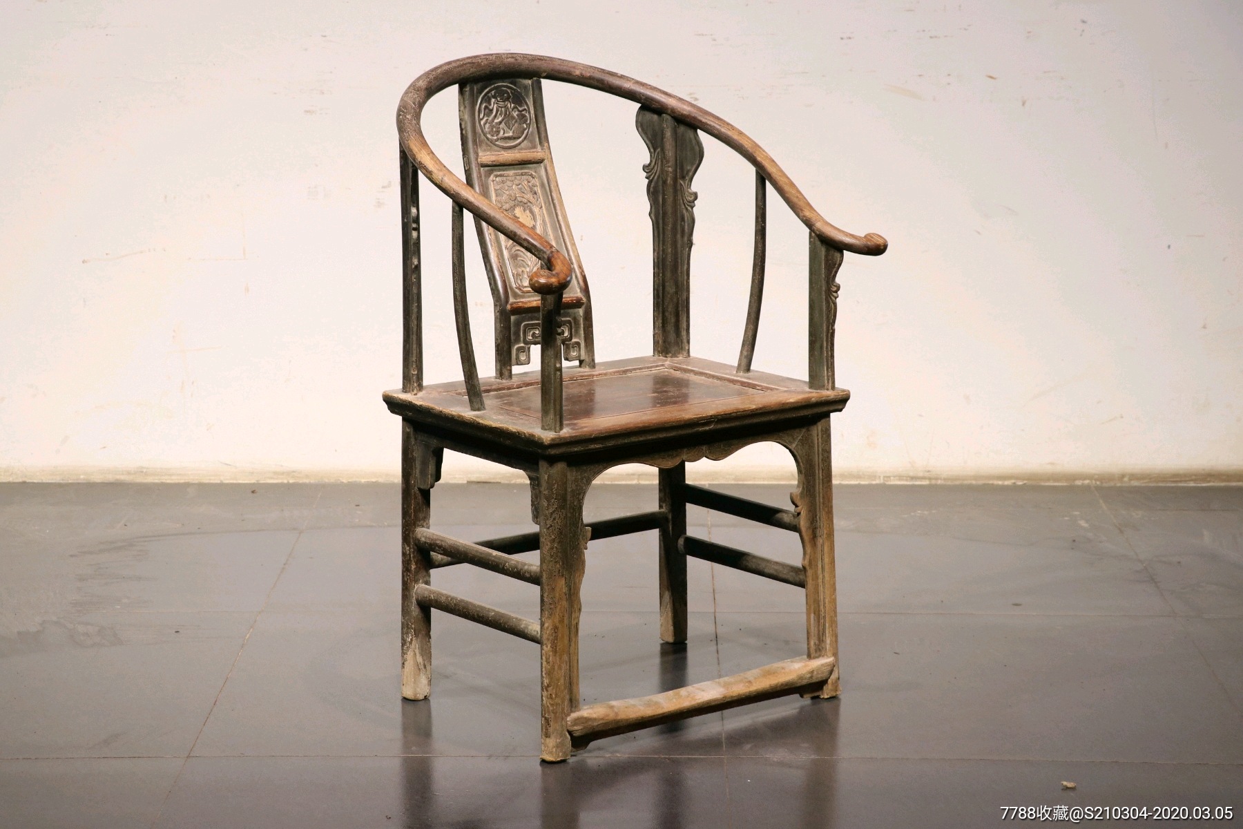 明代精品文房雅器,大漆圈椅.做工精致,保存完好