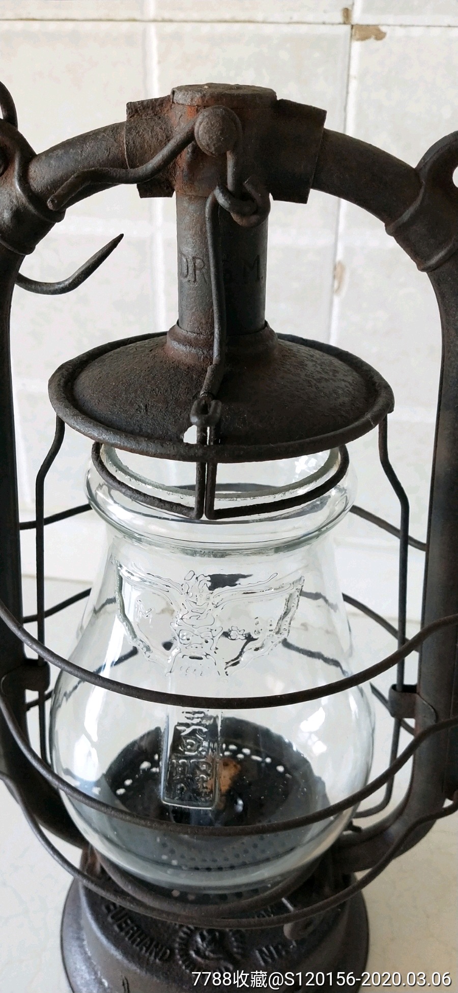 清代美最时好品德国进口古董老马灯
