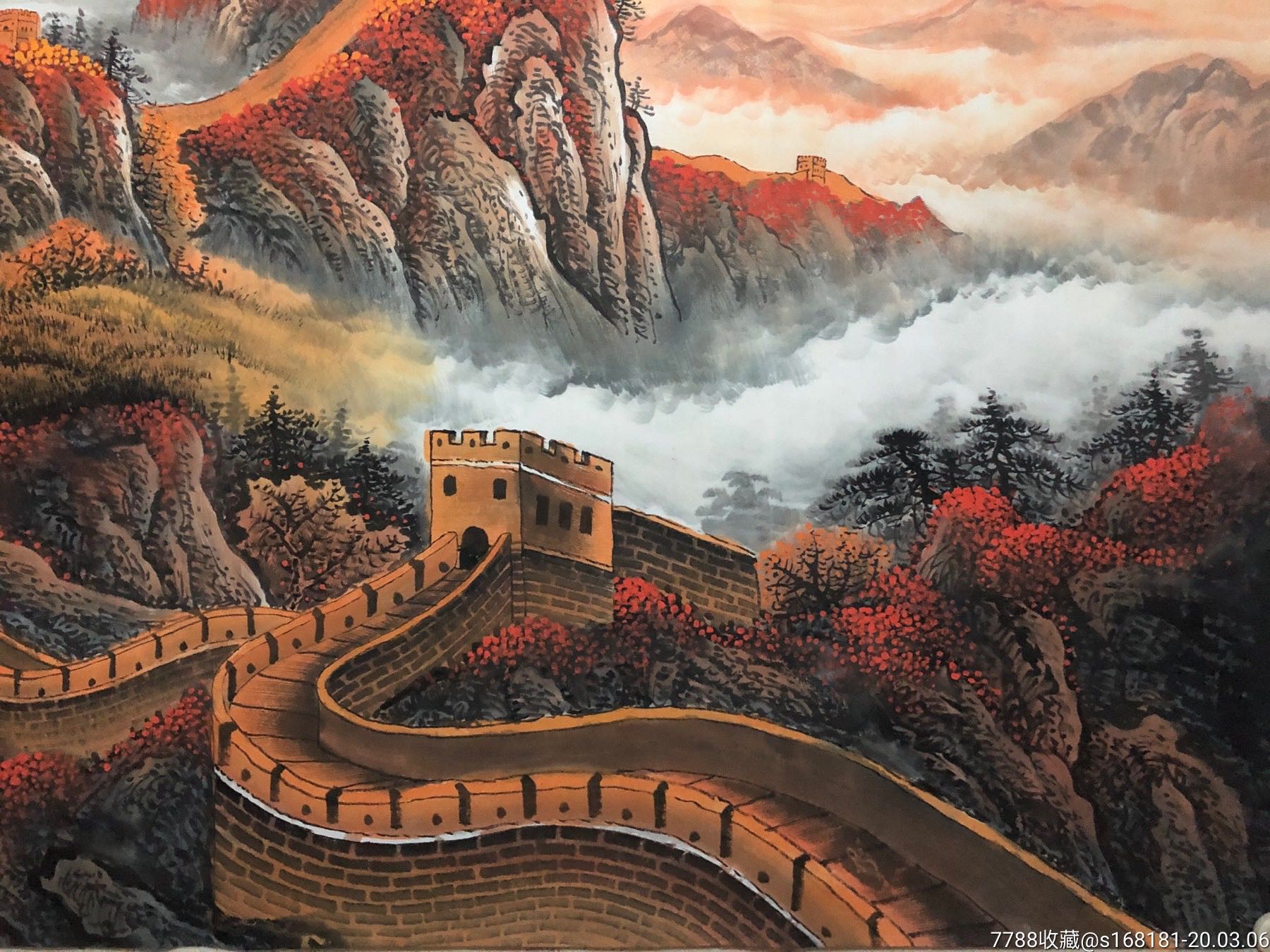 中国长城画家第一人图片
