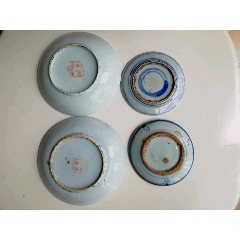 青白。青花瓷碟四个(se71479560)_7788收藏__收藏热线