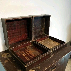 食盒一对品相如图老物件特价处理(se71480581)_7788收藏__收藏热线