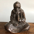 老角雕达摩祖师“悟道”坐像(se71480890)_7788收藏__收藏热线
