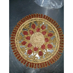 老民俗物件手工草编圆桌垫(se71481552)_7788收藏__收藏热线