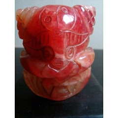 钟馗.独山红芙蓉玉带坠91克多.手工雕刻老玉件.稀少精品(se71485124)_7788收藏__收藏热线