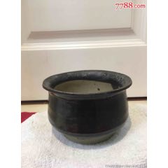 清代早期好品黑釉炉(se71489800)_7788收藏__收藏热线
