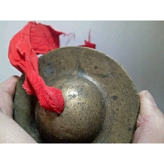 清代遗留厚壁铜拔一对(se71486875)_7788收藏__收藏热线