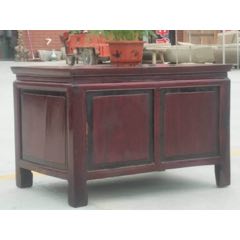 清代血榉木钱柜。包浆温润，造型稳重。美观耐用。该柜身宽体胖，意味财源广进。(se71487414)_7788收藏__收藏热线