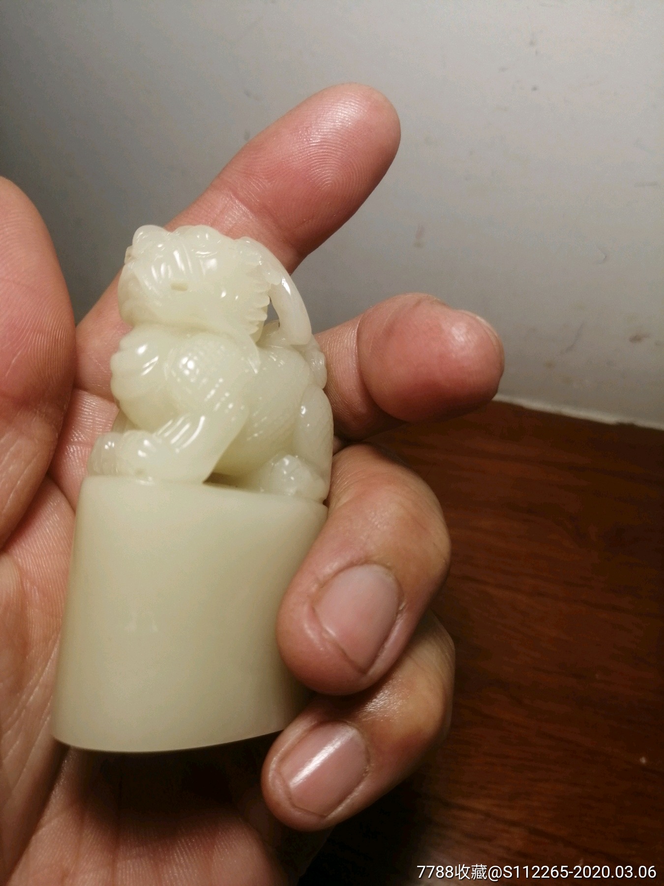 寿山将军洞白芙蓉石素章